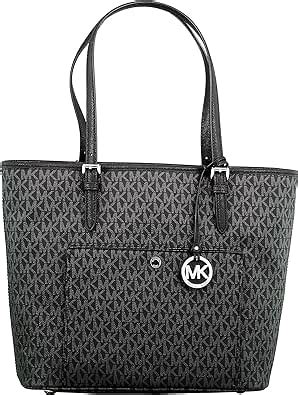 michael michael kors jet set item lg tz snap pckt tote 